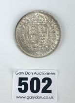 1887 Victoria half crown