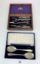 Drawing Set and Fruit Spoon set