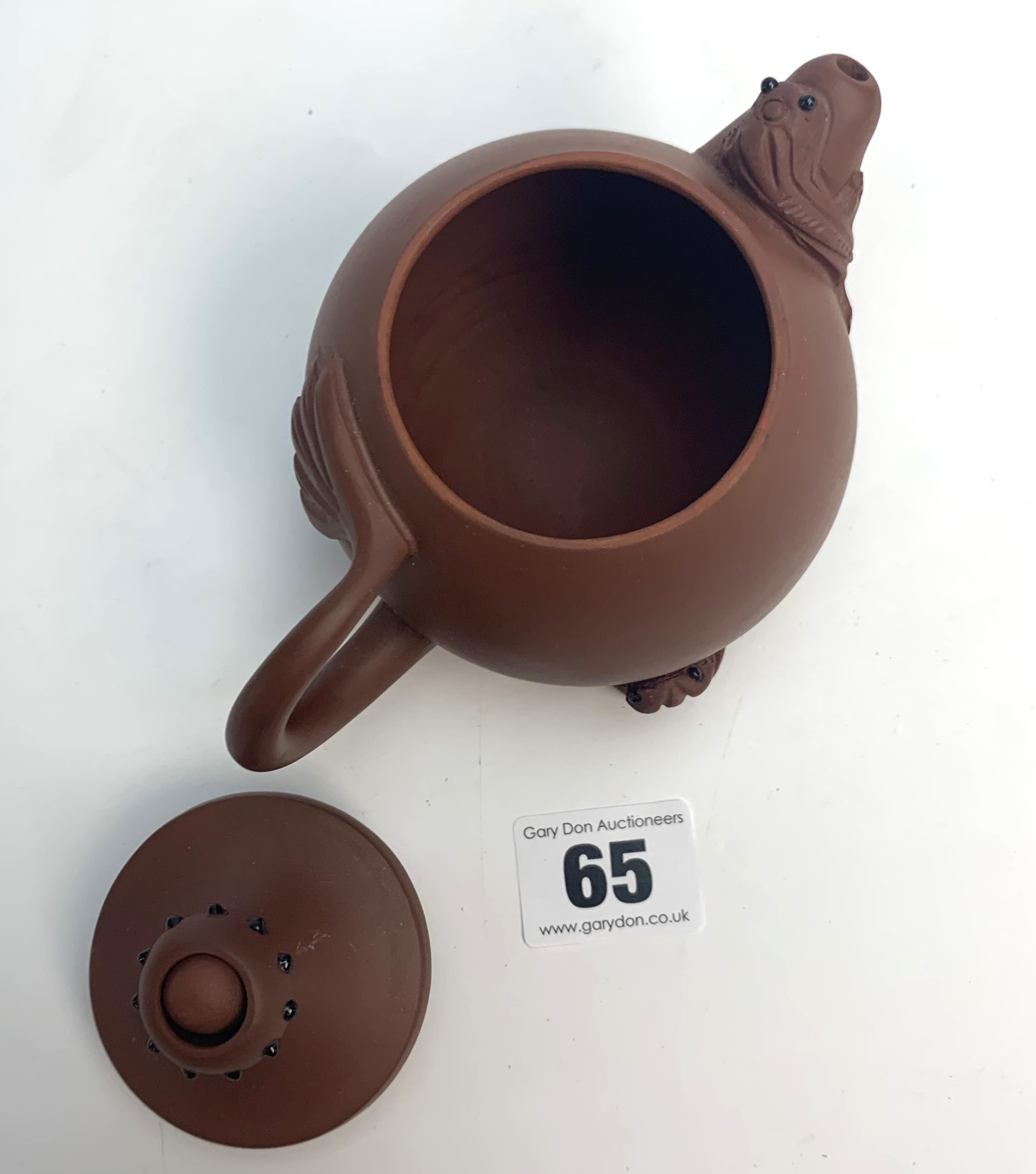 Chinese terracota teapot - Image 5 of 6
