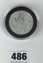 2016 2 oz silver coin