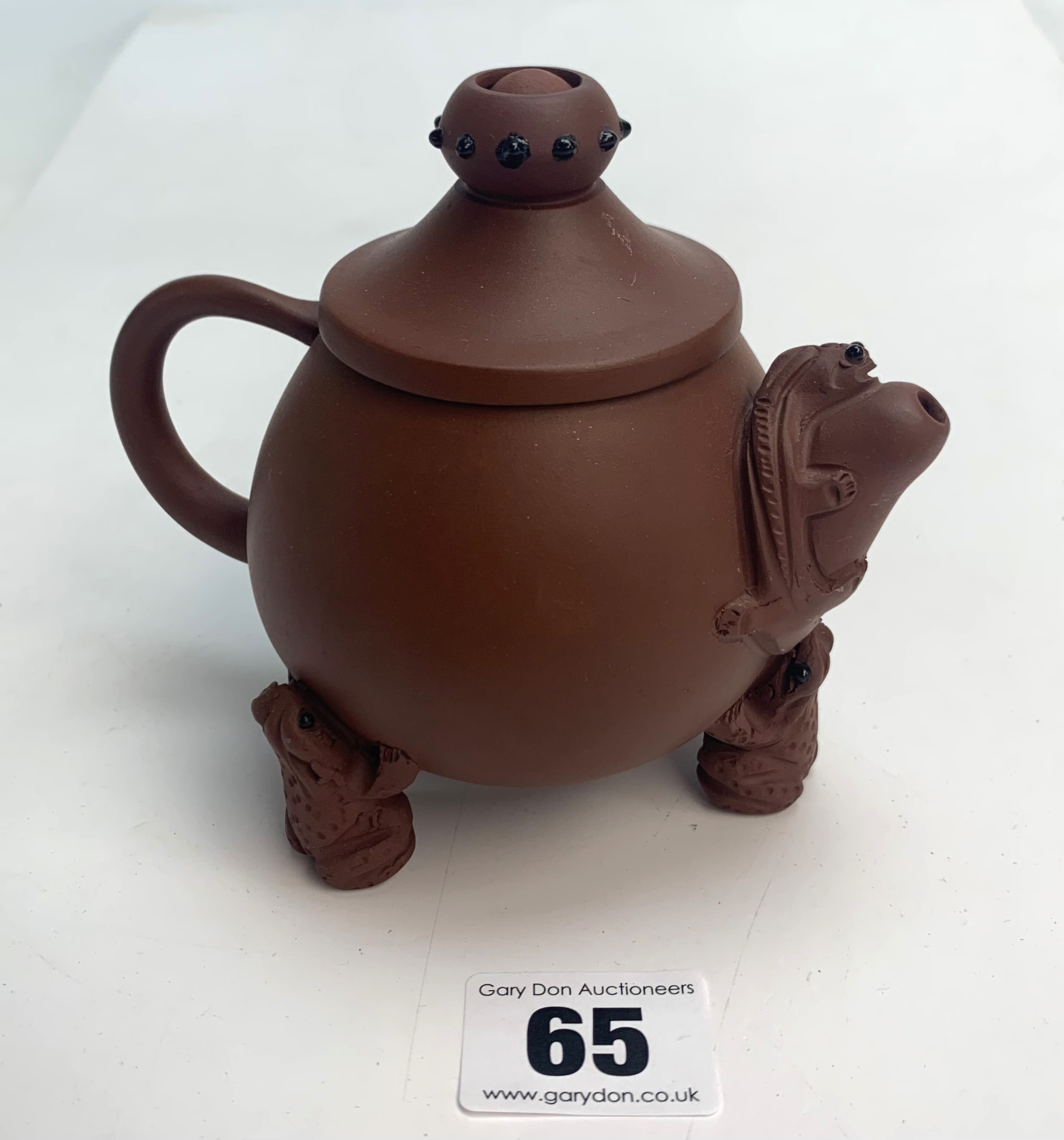 Chinese terracota teapot - Image 3 of 6