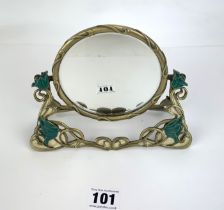 Art Nouveau style vanity mirror