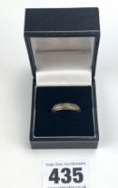 9k gold eternity ring