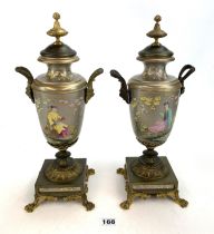 Pair of Napoleon III side vases