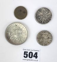 1937 crown & odd coins