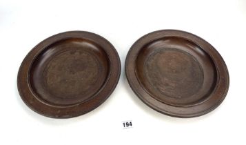 2 Church collection plates