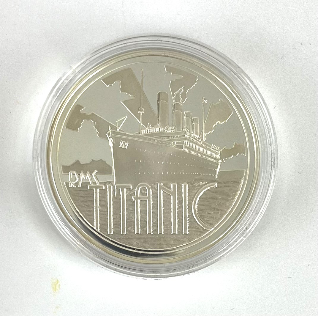 Titanic silver proof commemorative medal - Image 3 of 4