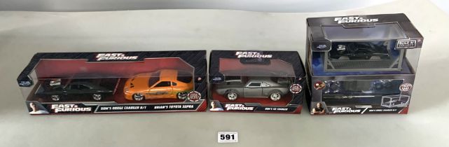 3 Fast & Furious vehicle sets