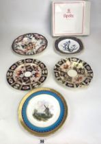 5 assorted decorative plates