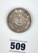 1908 China silver dollar