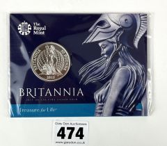 £50 Fine Silver coin 2015