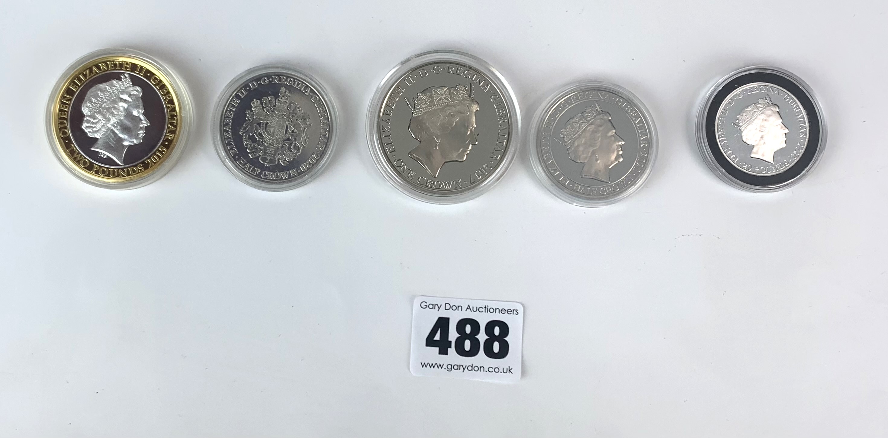5 Gibraltar coins - Image 3 of 3