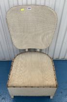 Wicker chair with drawer