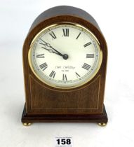 Dome shaped mantle clock