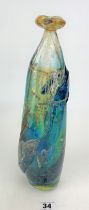 Studio art glass bottle