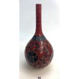 Red pottery vase