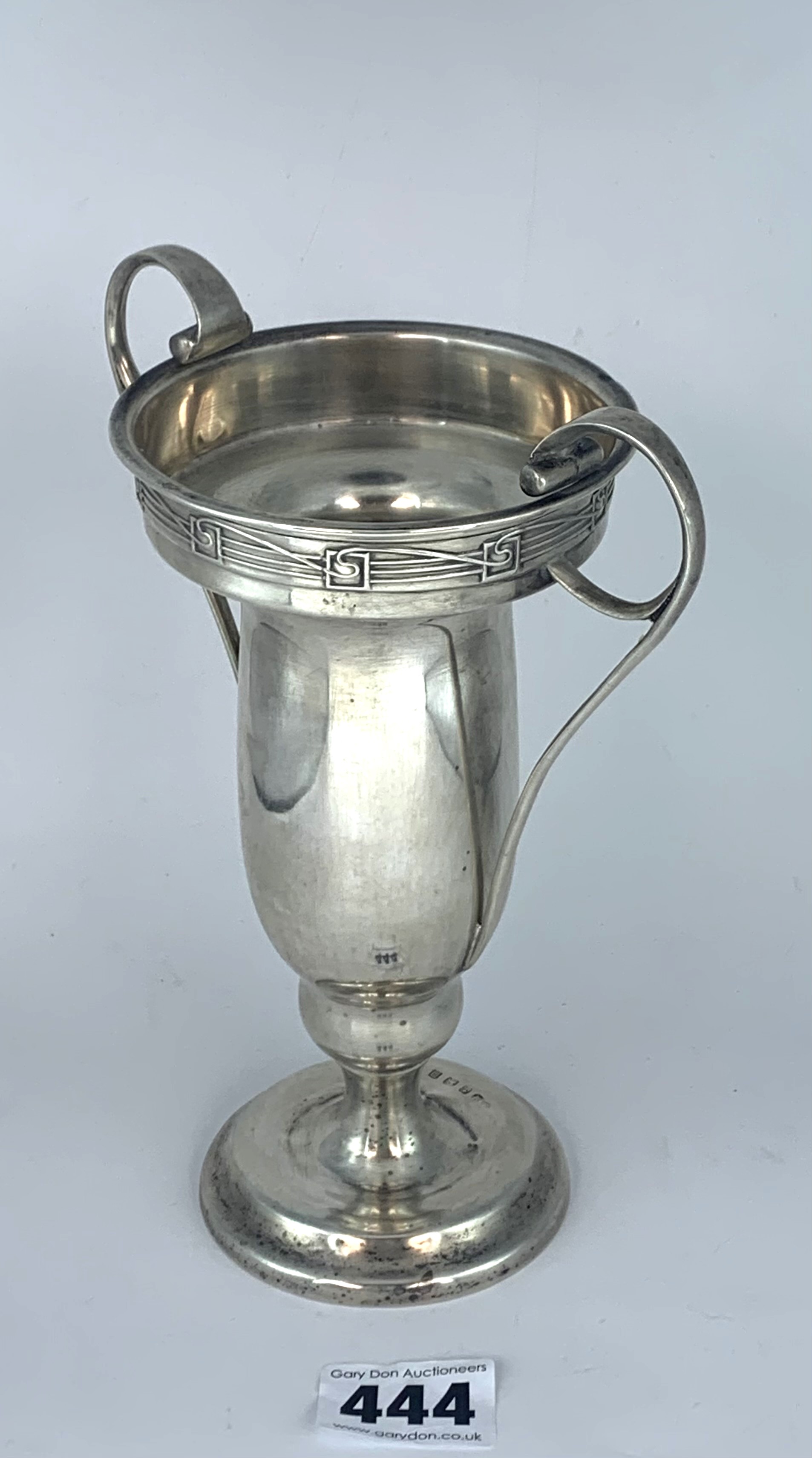 Silver vase - Image 2 of 5