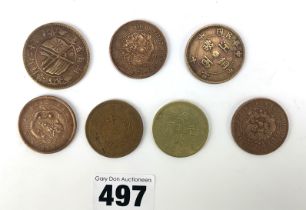 7 Chinese coins