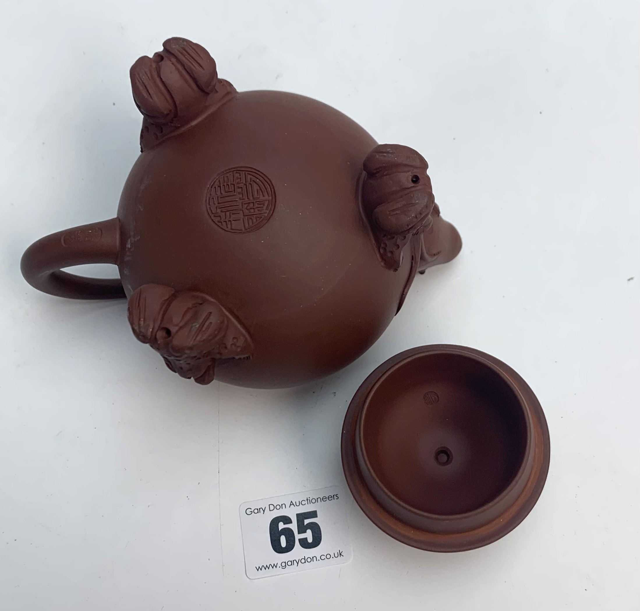 Chinese terracota teapot - Image 6 of 6