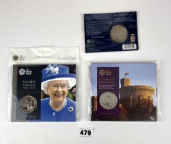 3 x £5 coin mint packs