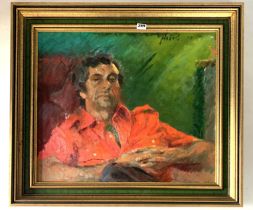 Oil Painting of Frankie Vaughan