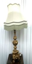 Gilt table lamp