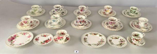 Royal Albert 'Months of the Year' tea set