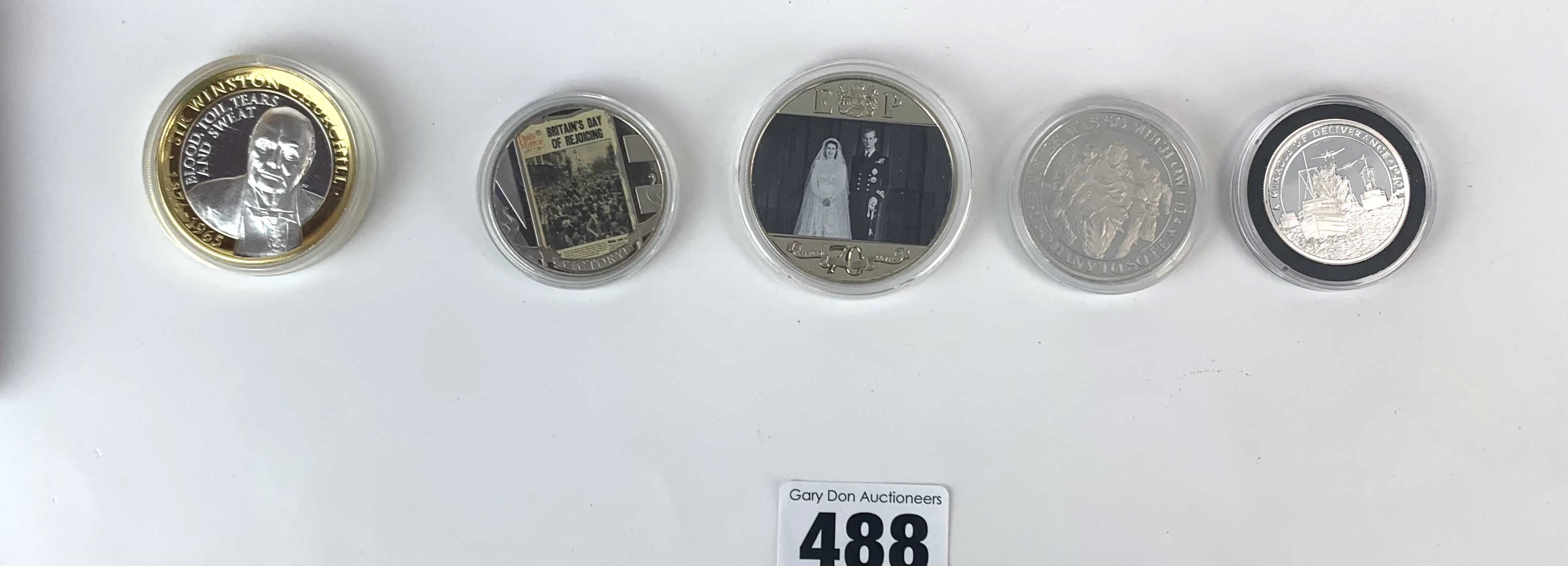 5 Gibraltar coins - Image 2 of 3