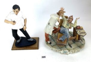 2 dentists' scene figures