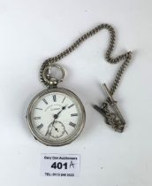 Silver pocket watch