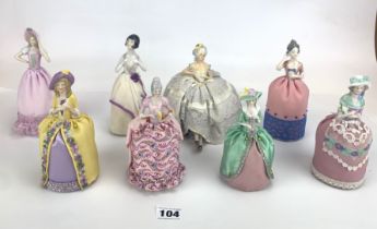 8 pin cushion dolls