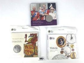 3 x £5 coin mint packs