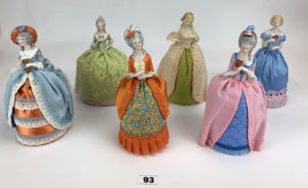 6 pin cushion dolls