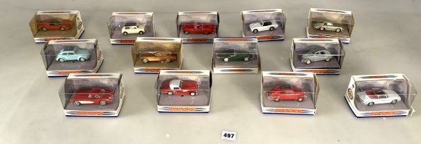 13 assorted Dinky Collection cars