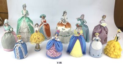 12 pin cushion dolls