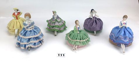 6 pin cushion dolls