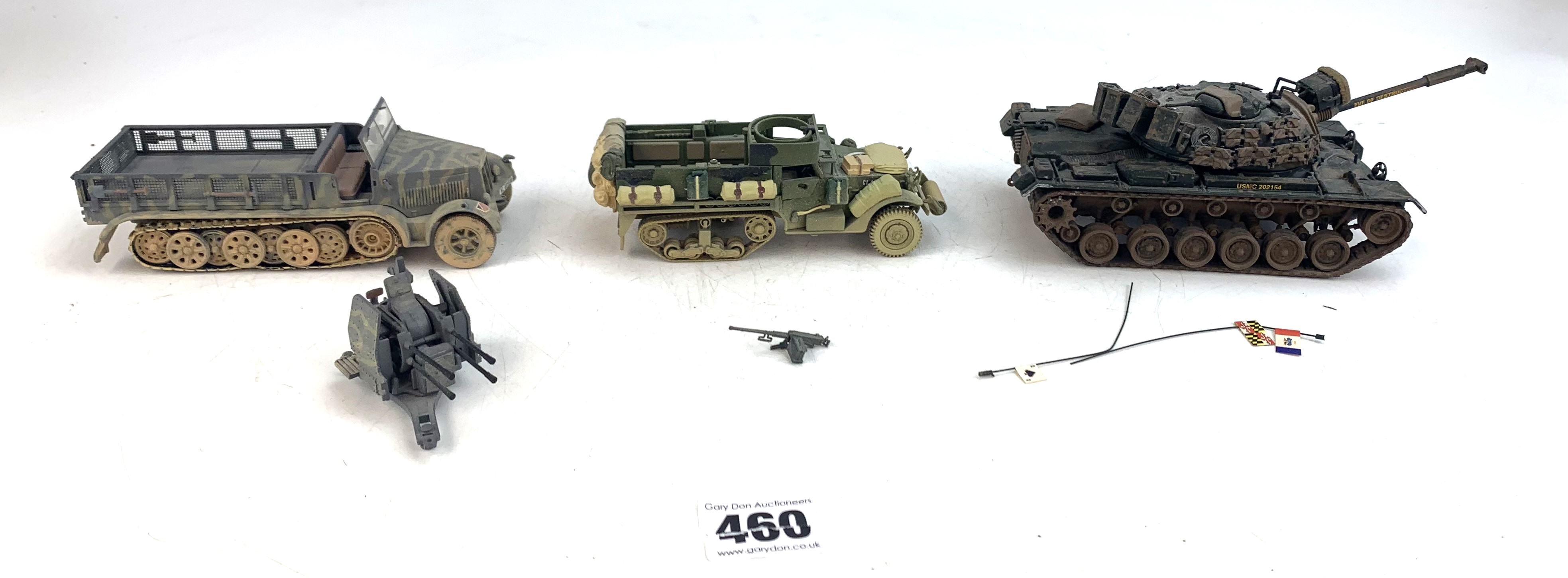 Corgi trucks and tank