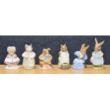 Group of Beswick, Frederick Warne & Son Co Beatrix Potter figures; the old woman who lived in a