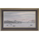 Roger Roland Sutton Fisher (1919-1992) - 'The Golden Horn, early morning' dawn, Istanbul, signed,