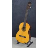 Spanish classical guitar by and labelled Ricardo Quiles Ballester, hard case