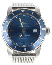Breitling SuperOcean Heritage automatic stainless steel gentleman's wristwatch, reference no.