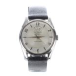 LeCoultre Master Mariner 'bumper' automatic stainless steel gentleman's wristwatch, circular