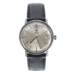 Zodiac Chronometre automatic stainless steel gentleman's wristwatch, silvered dial with baton