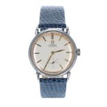 Omega 'bumper' automatic steel gentleman's wristwatch, reference no. 2402-1, serial no. 10807xxx,