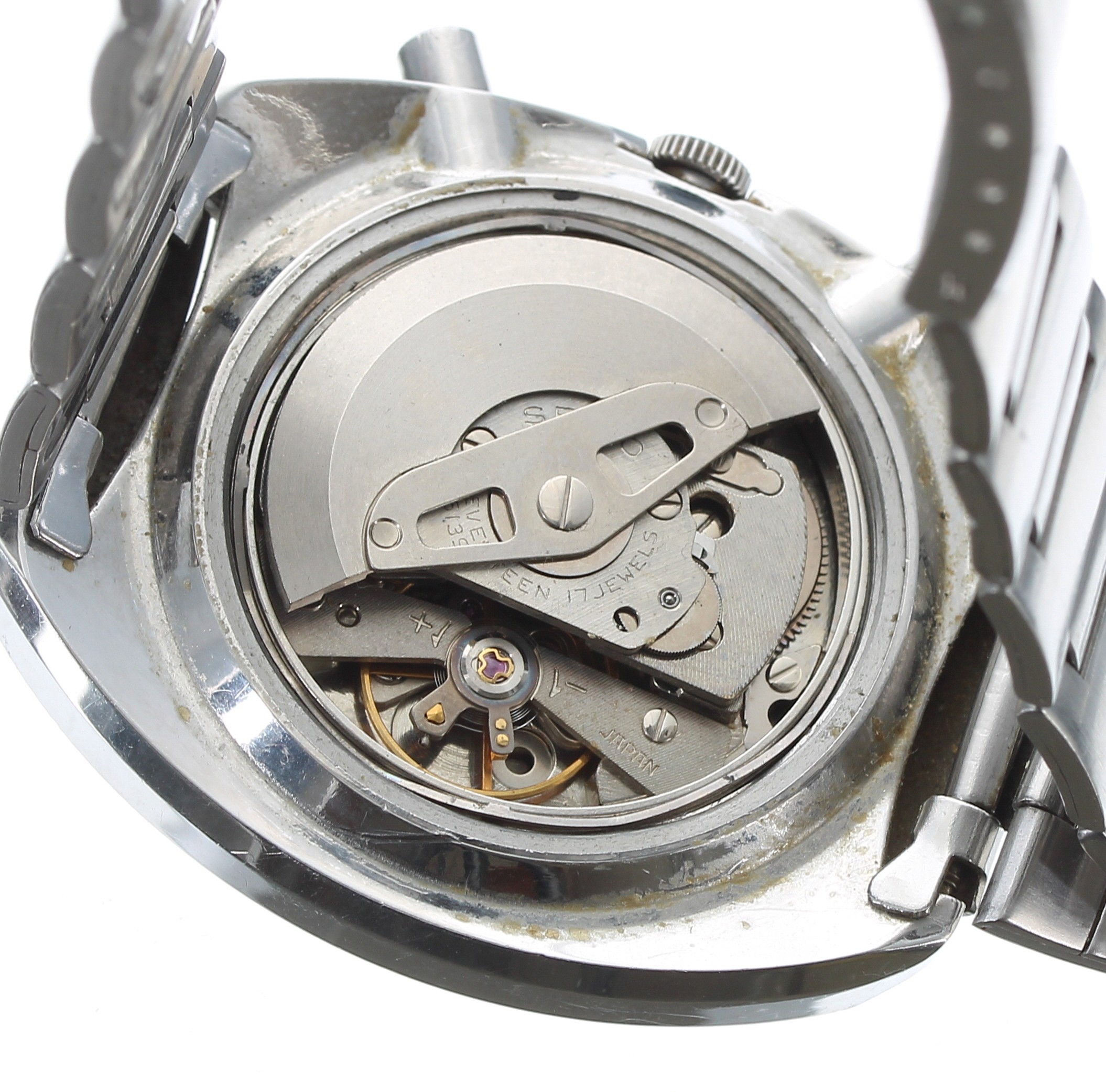 Seiko 'Pogue' chronograph automatic stainless steel gentleman's wristwatch - Image 3 of 3