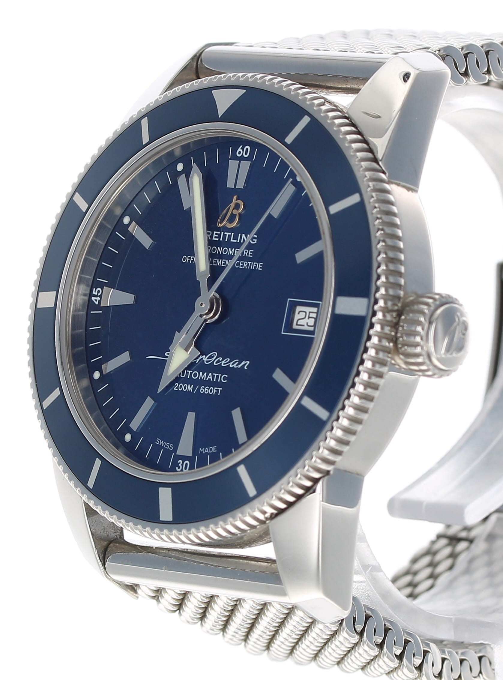 Breitling SuperOcean Heritage automatic stainless steel gentleman's wristwatch, reference no. - Image 3 of 6