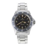 Rare Rolex Oyster Perpetual Submariner stainless steel gentleman's bracelet watch with the 3-6-9