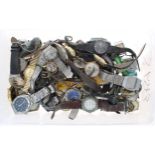 Quantity of assorted wristwatches principally for repair