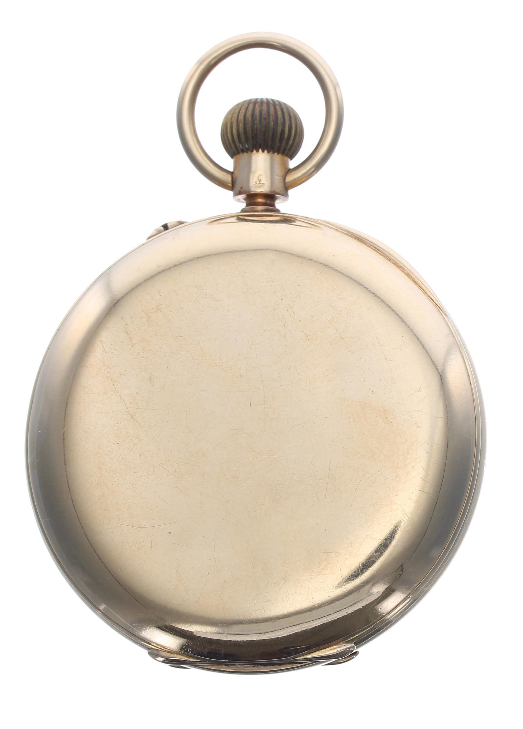 Late 19th century Bryer & Sons 18ct lever hunter pocket watch, London 1899, gilt three quarter plate - Image 3 of 5