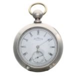 American Waltham 'P.S. Bartlett' lever pocket watch, serial no. 4630223, circa 1889, signed movement